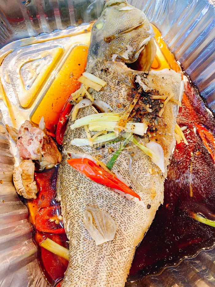 cá mú chưng tương cá mú